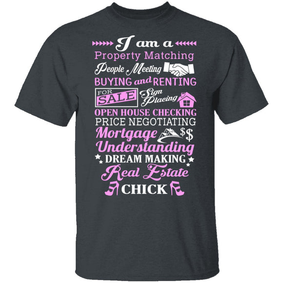 Real Estate Chick T-Shirt CustomCat