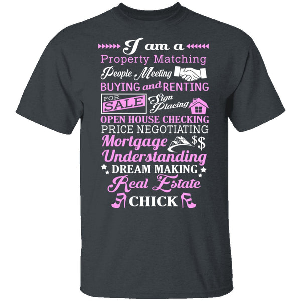 Real Estate Chick T-Shirt CustomCat