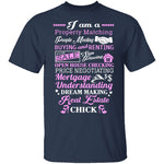 Real Estate Chick T-Shirt CustomCat
