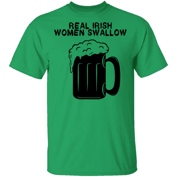 Real Irish Women Swallow T-Shirt CustomCat