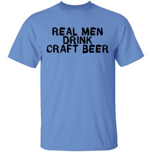 Real Men Drink Craft Beer T-Shirt