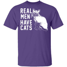 Real Men Have Cats T-Shirt