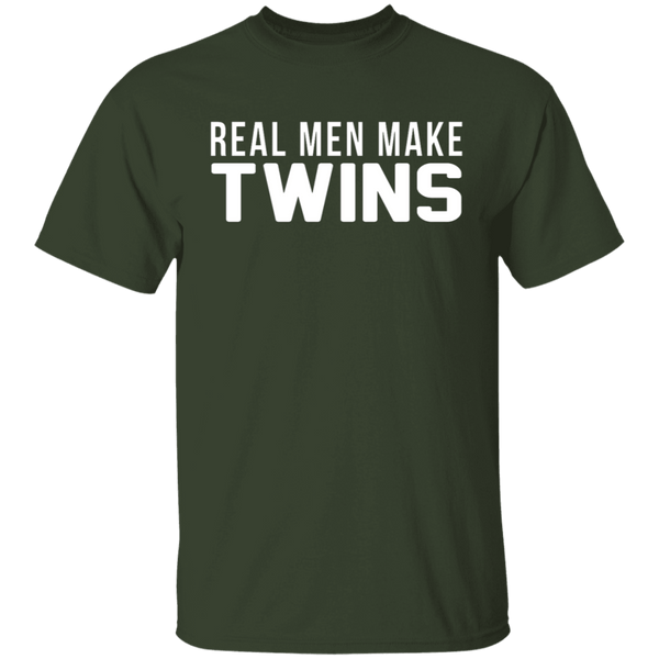 Real Men Make Twins T-Shirt CustomCat