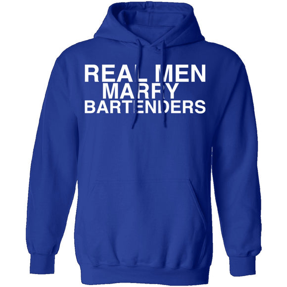 Real Men Marry Bartenders T-Shirt CustomCat