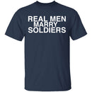 Real Men Marry Soldiers T-Shirt CustomCat