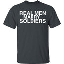 Real Men Marry Soldiers T-Shirt CustomCat