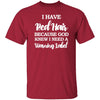Red Hair Warning Label T-Shirt CustomCat