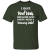 Red Hair Warning Label T-Shirt CustomCat