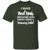 Red Hair Warning Label T-Shirt CustomCat
