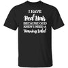 Red Hair Warning Label T-Shirt CustomCat