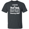 Red Hair Warning Label T-Shirt CustomCat