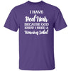 Red Hair Warning Label T-Shirt CustomCat