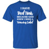 Red Hair Warning Label T-Shirt CustomCat