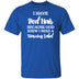 Red Hair Warning Label T-Shirt CustomCat