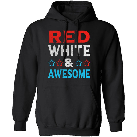 Red White And Awesome T-Shirt CustomCat