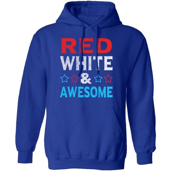 Red White And Awesome T-Shirt CustomCat