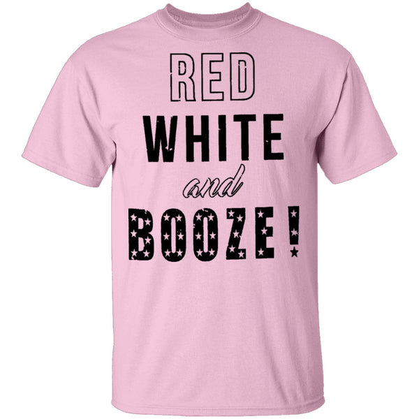 Red White And Booze T-Shirt CustomCat