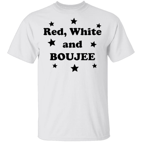 Red White And Boujee T-Shirt CustomCat