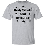 Red White And Boujee T-Shirt CustomCat