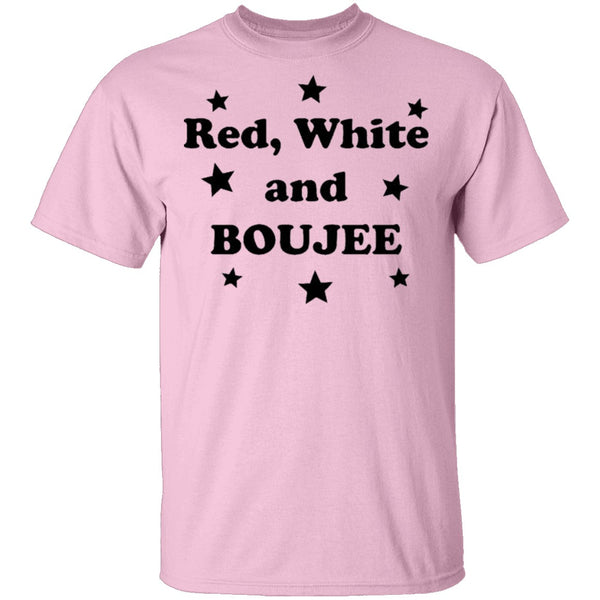 Red White And Boujee T-Shirt CustomCat