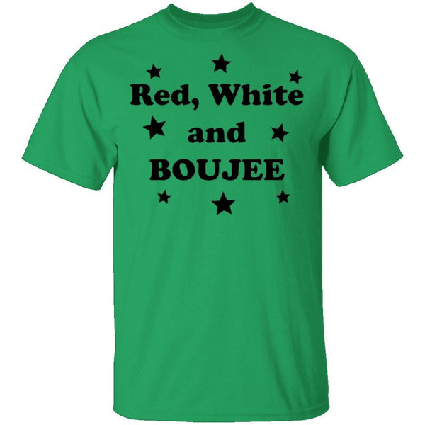 Red White And Boujee T-Shirt CustomCat