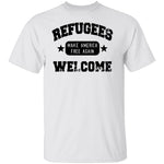 Refugees Welcome T-Shirt CustomCat