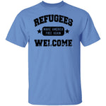 Refugees Welcome T-Shirt CustomCat