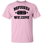 Refugees Welcome T-Shirt CustomCat
