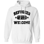 Refugees Welcome T-Shirt CustomCat