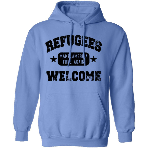 Refugees Welcome T-Shirt CustomCat