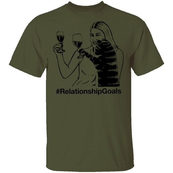 Relationship Goals T-Shirt CustomCat