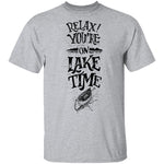 Relax You're On Lake Time T-Shirt CustomCat