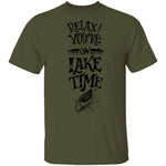 Relax You're On Lake Time T-Shirt CustomCat