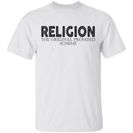 Religion The Original Promised Scheme T-Shirt CustomCat