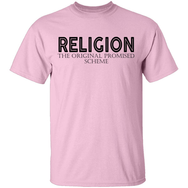 Religion The Original Promised Scheme T-Shirt CustomCat