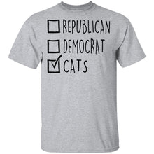 Republican Democrat Cats T-Shirt
