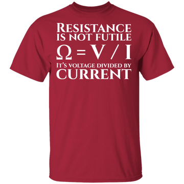 Resistance is Not Futile T-Shirt CustomCat