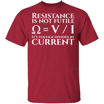Resistance is Not Futile T-Shirt CustomCat