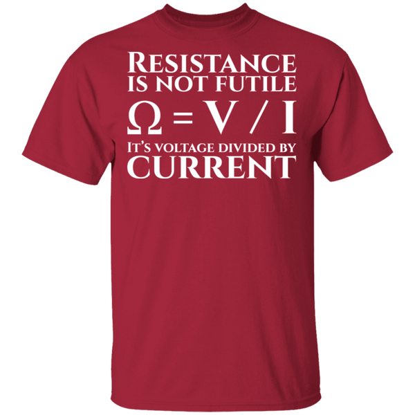 Resistance is Not Futile T-Shirt CustomCat