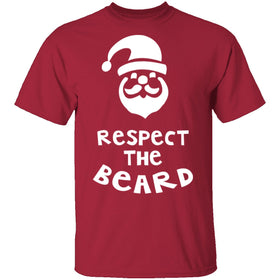 Respect The Beard T-Shirt CustomCat