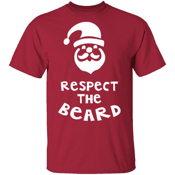 Respect The Beard T-Shirt CustomCat