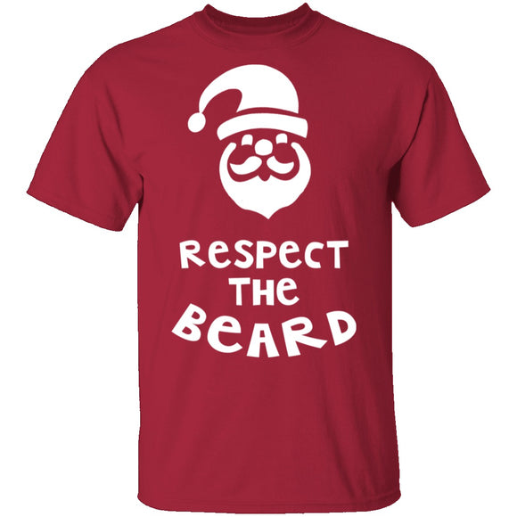 Respect The Beard T-Shirt CustomCat
