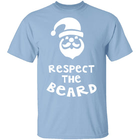 Respect The Beard T-Shirt CustomCat