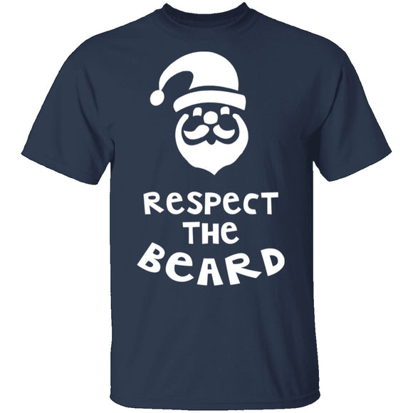 Respect The Beard T-Shirt CustomCat