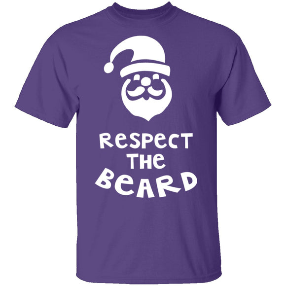 Respect The Beard T-Shirt CustomCat