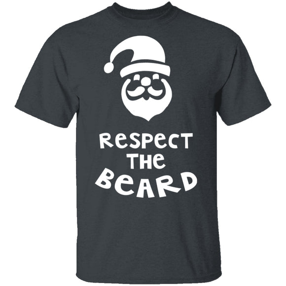 Respect The Beard T-Shirt CustomCat