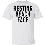 Resting Beach Face T-Shirt CustomCat