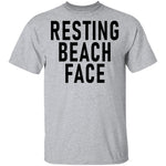 Resting Beach Face T-Shirt CustomCat