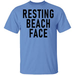 Resting Beach Face T-Shirt CustomCat
