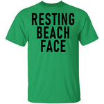 Resting Beach Face T-Shirt CustomCat